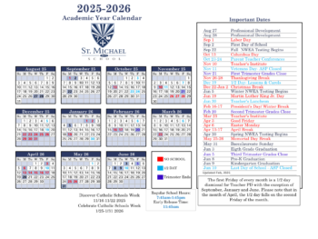 Annual Calendar 2025-2026
