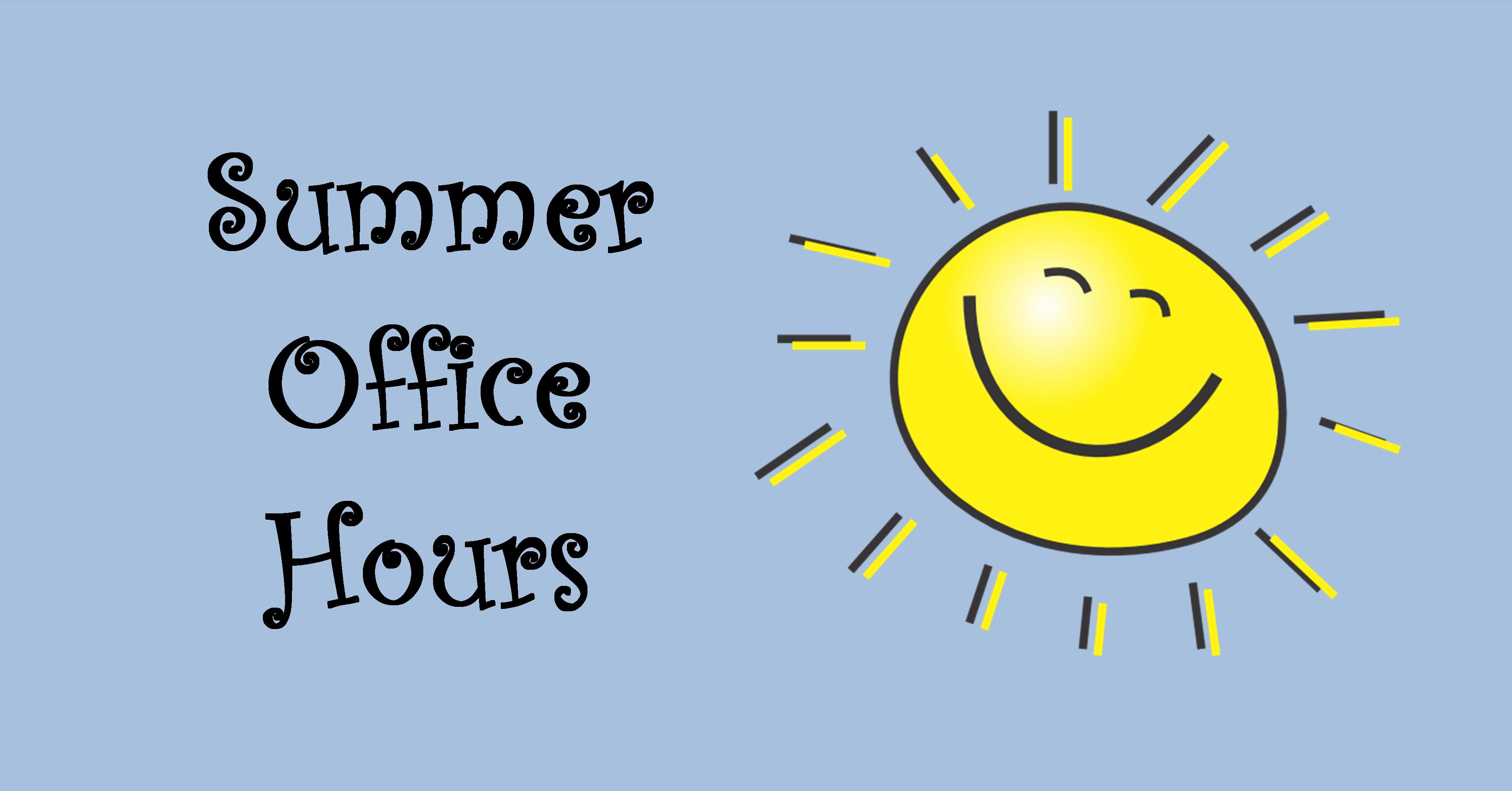 Summer Office Hours